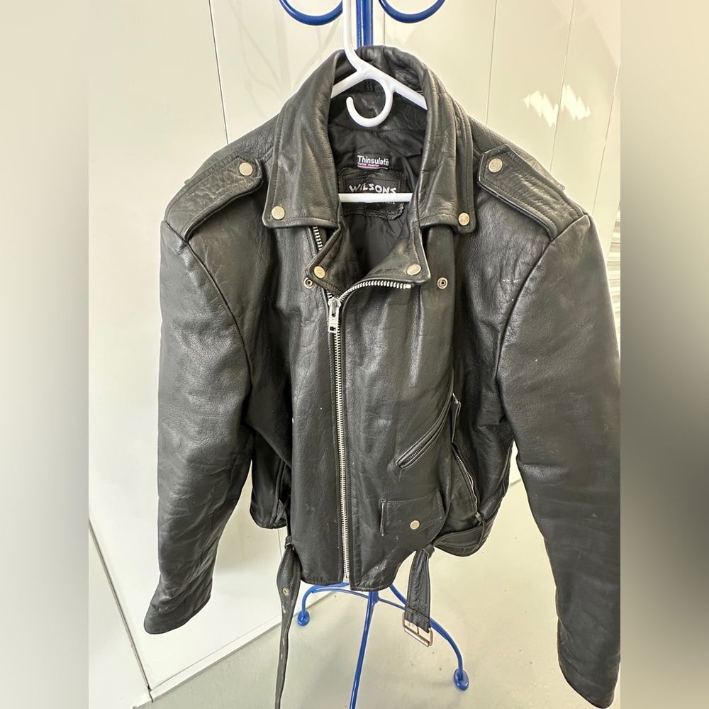 Wilson leather jacket. Men's XXL